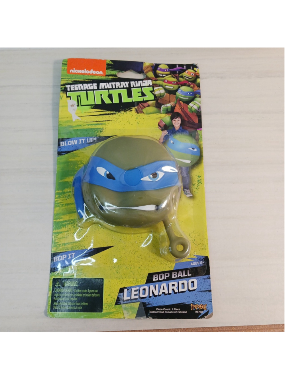 Nickelodeon Teenage Mutant Ninja Turtles Leonardo Raphael TMNT Bop Ball Sealed
